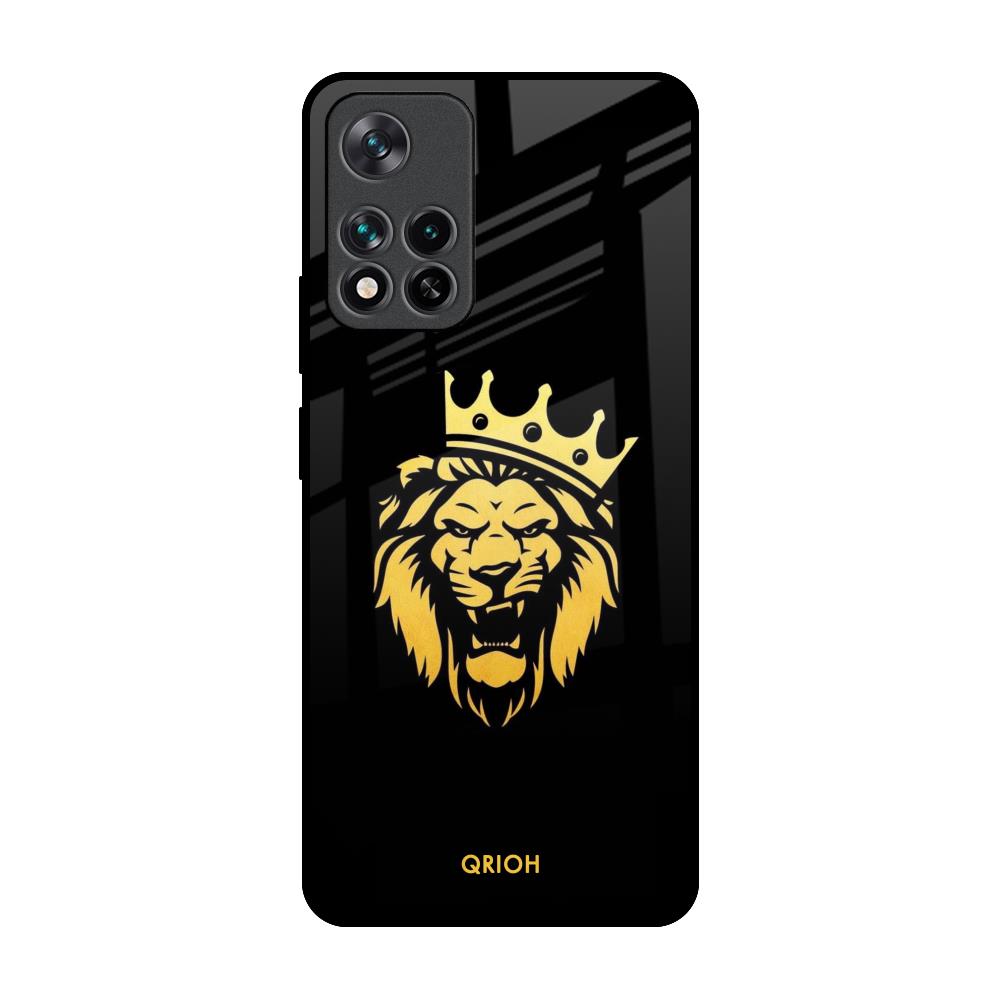 Lion The King Mi 11i Glass Back Cover Online
