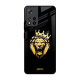Lion The King Mi 11i Glass Back Cover Online