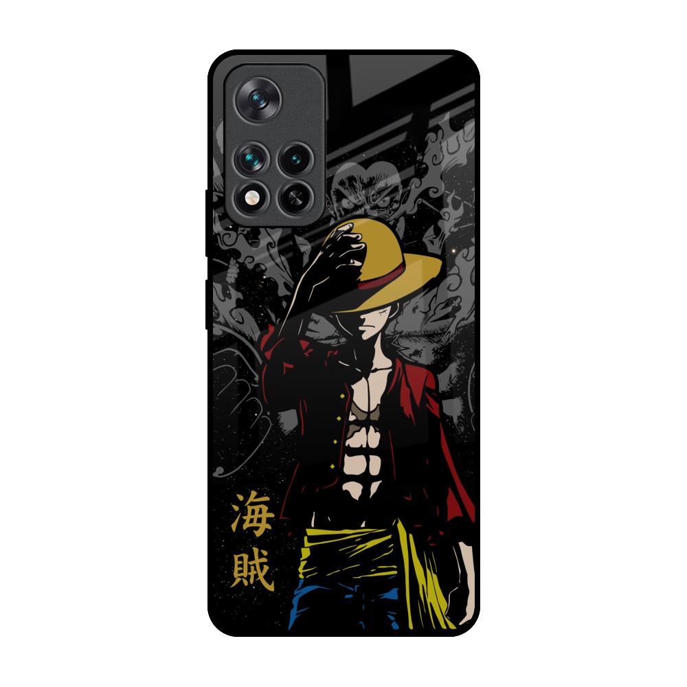 Dark Luffy Mi 11i Glass Back Cover Online