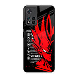 Red Vegeta Mi 11i Glass Back Cover Online