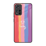 Lucky Abstract Mi 11i Glass Back Cover Online