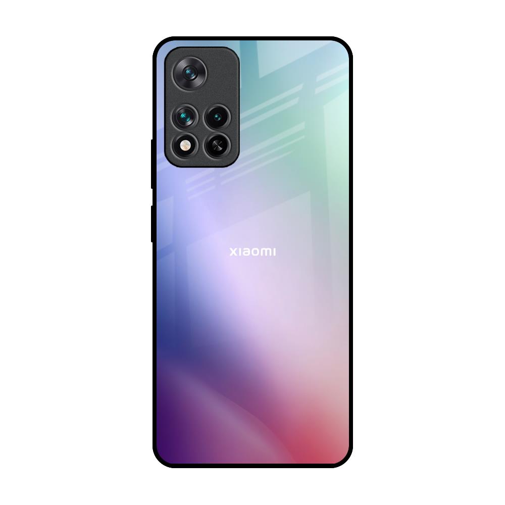 Abstract Holographic Mi 11i Glass Back Cover Online