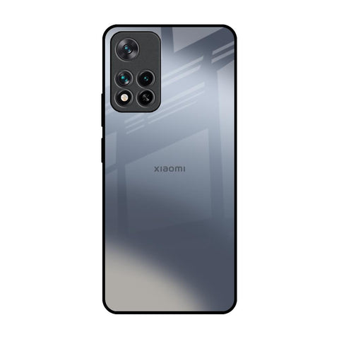 Space Grey Gradient Mi 11i Glass Back Cover Online