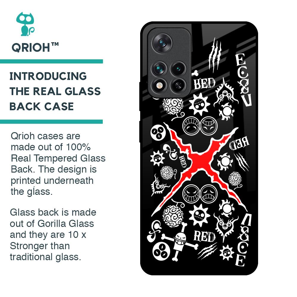 Red Zone Glass Case for Mi 11i