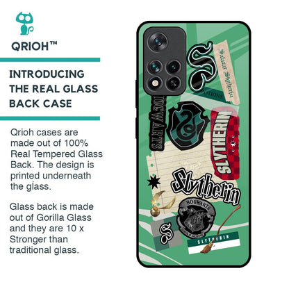 Slytherin Glass Case for Mi 11i