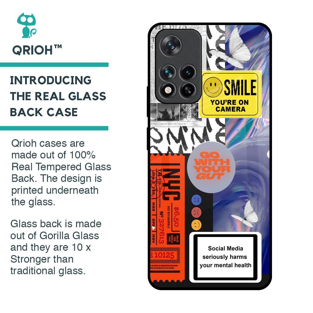 Smile for Camera Glass Case for Mi 11i