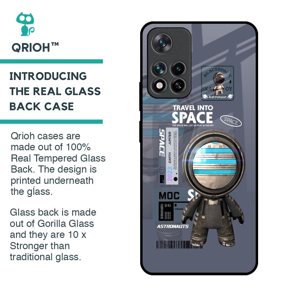 Space Travel Glass Case for Mi 11i