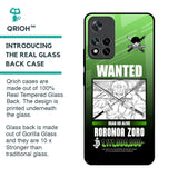 Zoro Wanted Glass Case for Mi 11i