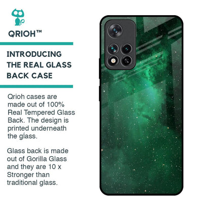 Emerald Firefly Glass Case For Mi 11i