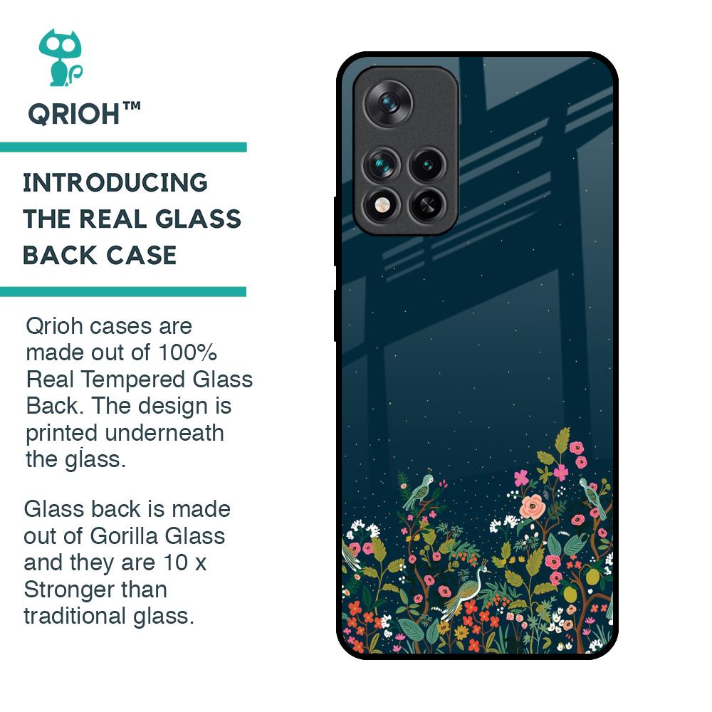 Small Garden Glass Case For Mi 11i