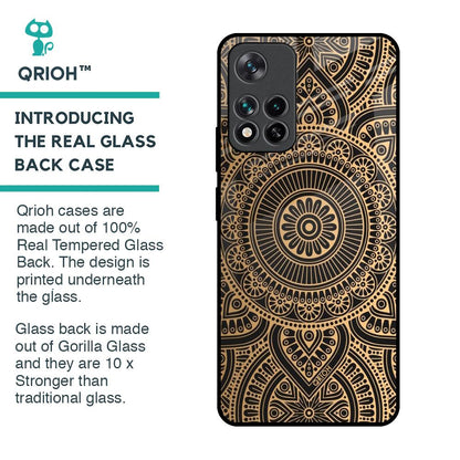 Luxury Mandala Glass Case for Mi 11i