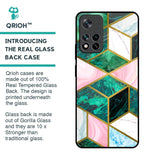 Seamless Green Marble Glass Case for Mi 11i