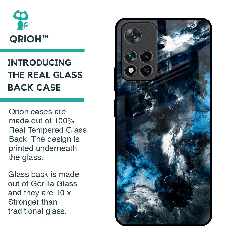 Cloudy Dust Glass Case for Mi 11i