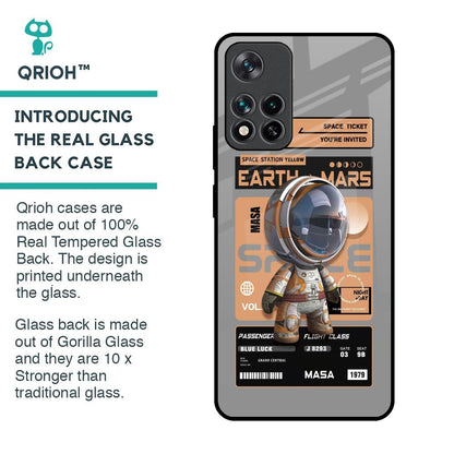 Space Ticket Glass Case for Mi 11i