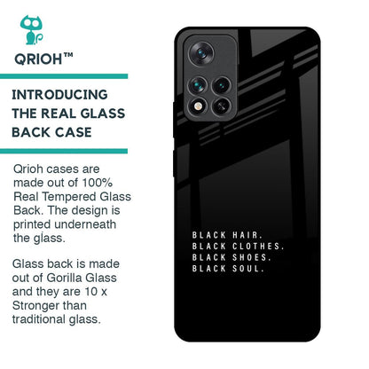 Black Soul Glass Case for Mi 11i