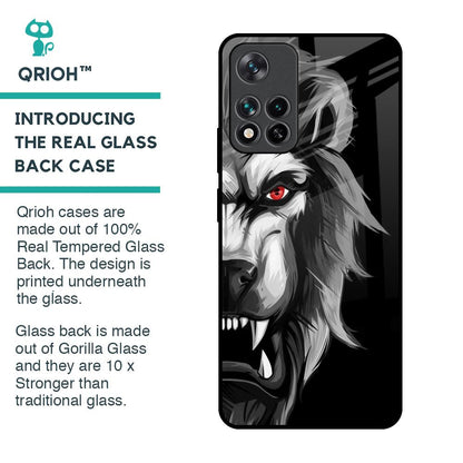 Wild Lion Glass Case for Mi 11i