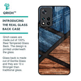 Wooden Tiles Glass Case for Mi 11i