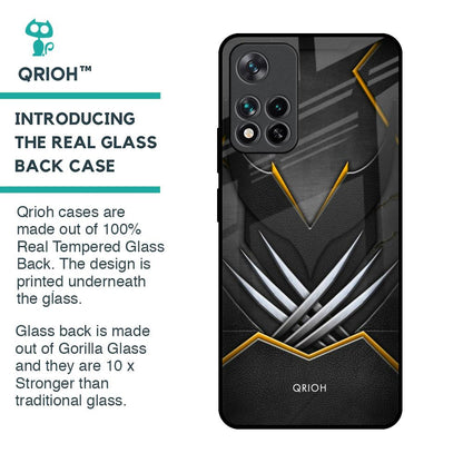 Black Warrior Glass Case for Mi 11i