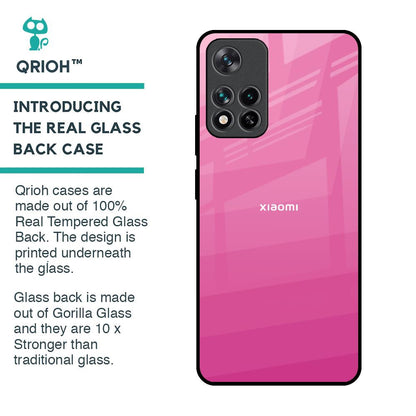 Pink Ribbon Caddy Glass Case for Mi 11i