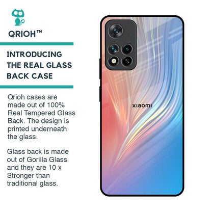 Mystic Aurora Glass Case for Mi 11i