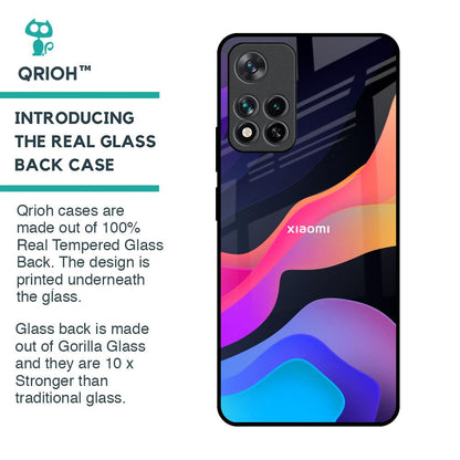 Colorful Fluid Glass Case for Mi 11i