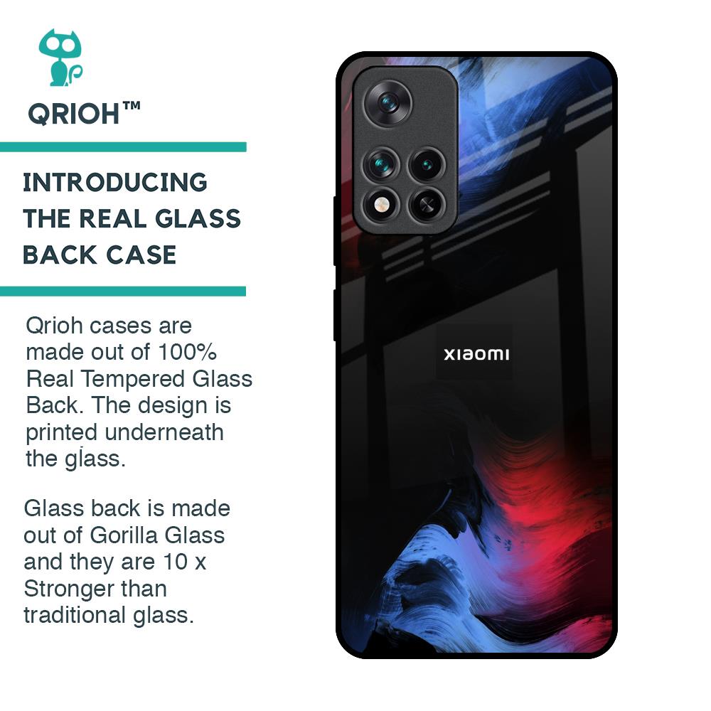 Fine Art Wave Glass Case for Mi 11i