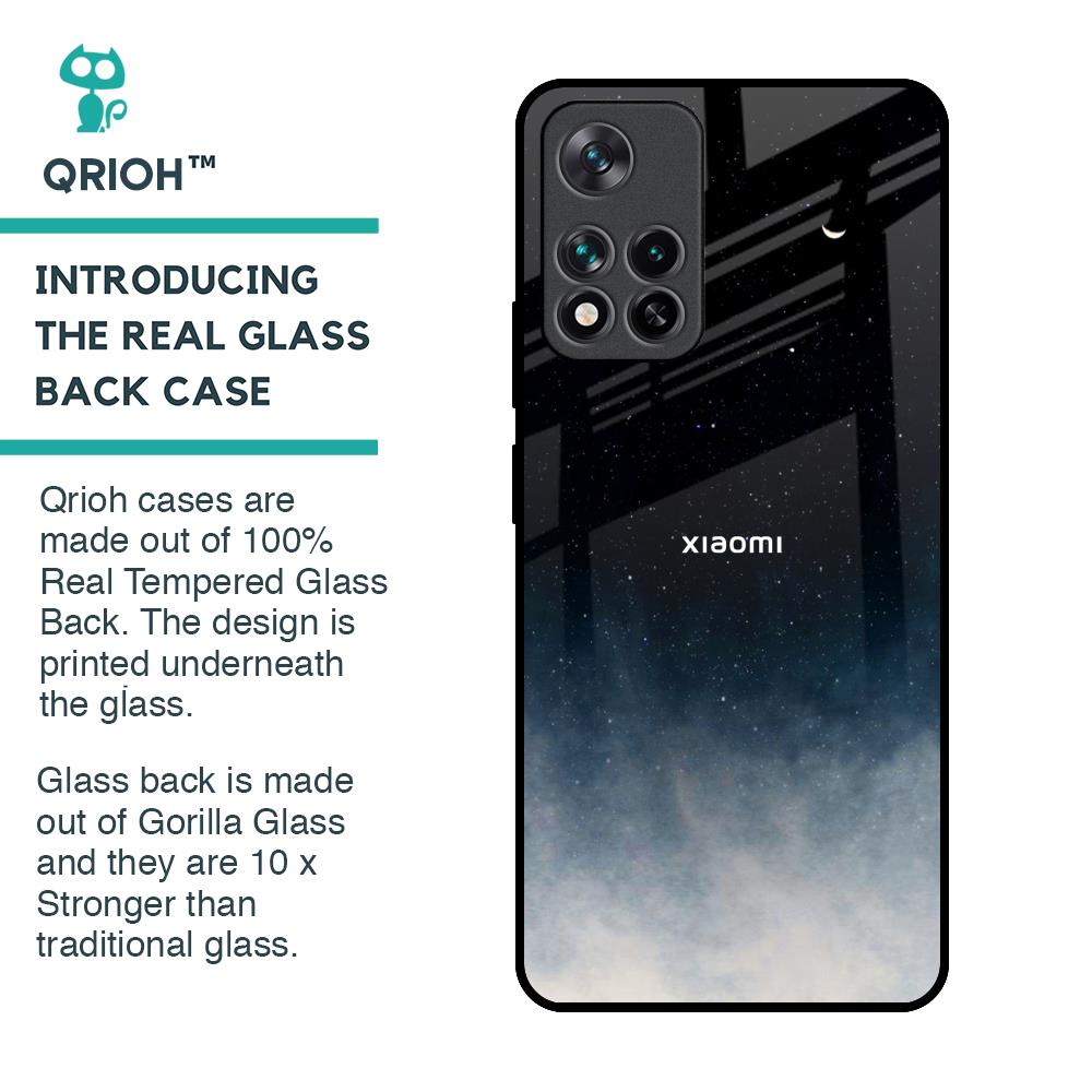 Aesthetic Sky Glass Case for Mi 11i