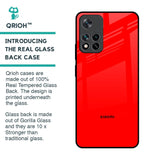 Blood Red Glass Case for Mi 11i