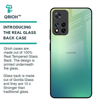 Dusty Green Glass Case for Mi 11i