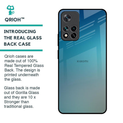 Sea Theme Gradient Glass Case for Mi 11i