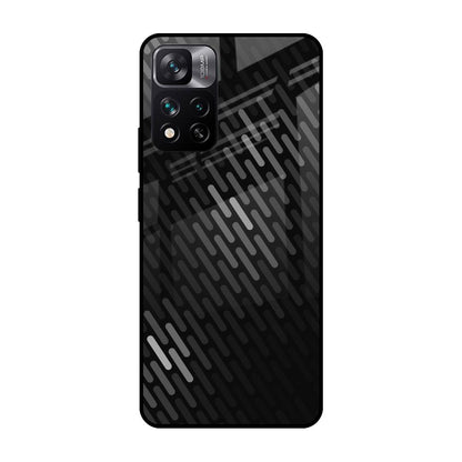 Dark Abstract Pattern Mi 11i Glass Cases & Covers Online