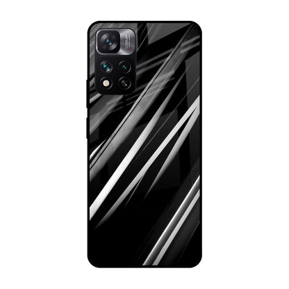 Black & Grey Gradient Mi 11i Glass Cases & Covers Online