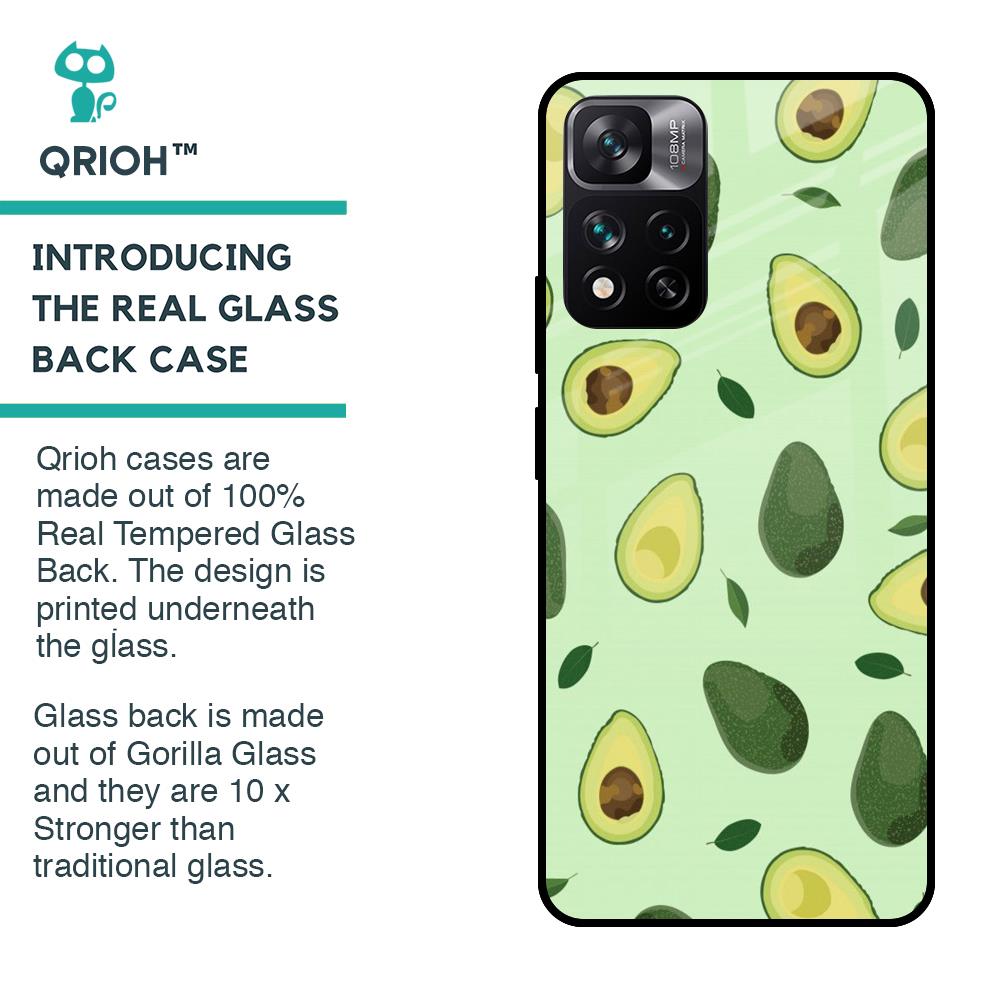 Avocado Green Glass Case For Mi 11i