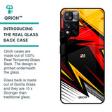 Race Jersey Pattern Glass Case For Mi 11i