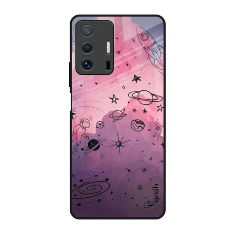 Space Doodles Mi 11T Pro 5G Glass Back Cover Online