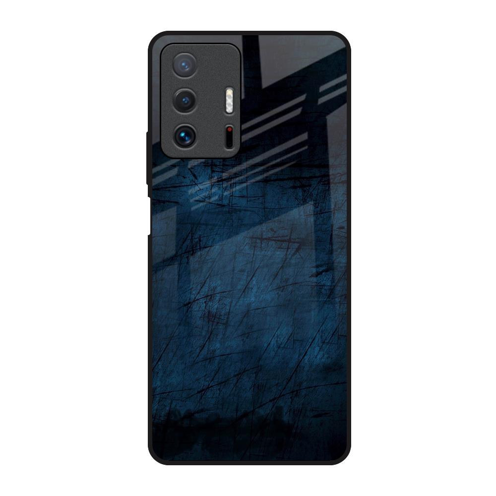 Dark Blue Grunge Mi 11T Pro 5G Glass Back Cover Online