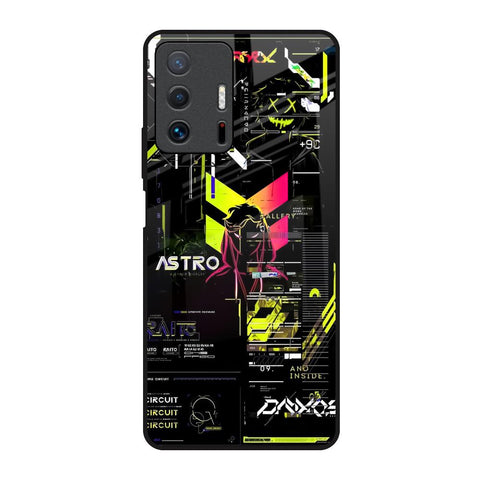 Astro Glitch Mi 11T Pro 5G Glass Back Cover Online