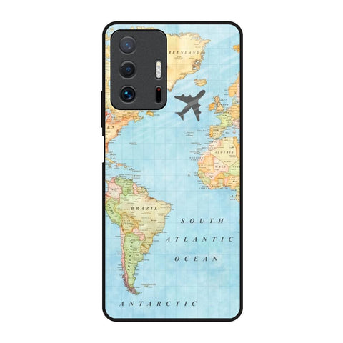 Travel Map Mi 11T Pro 5G Glass Back Cover Online