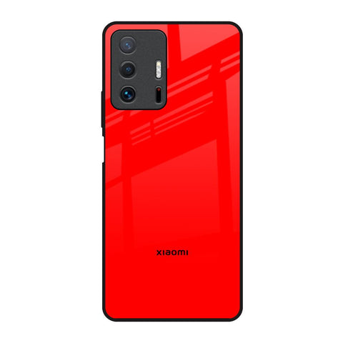 Blood Red Mi 11T Pro 5G Glass Back Cover Online