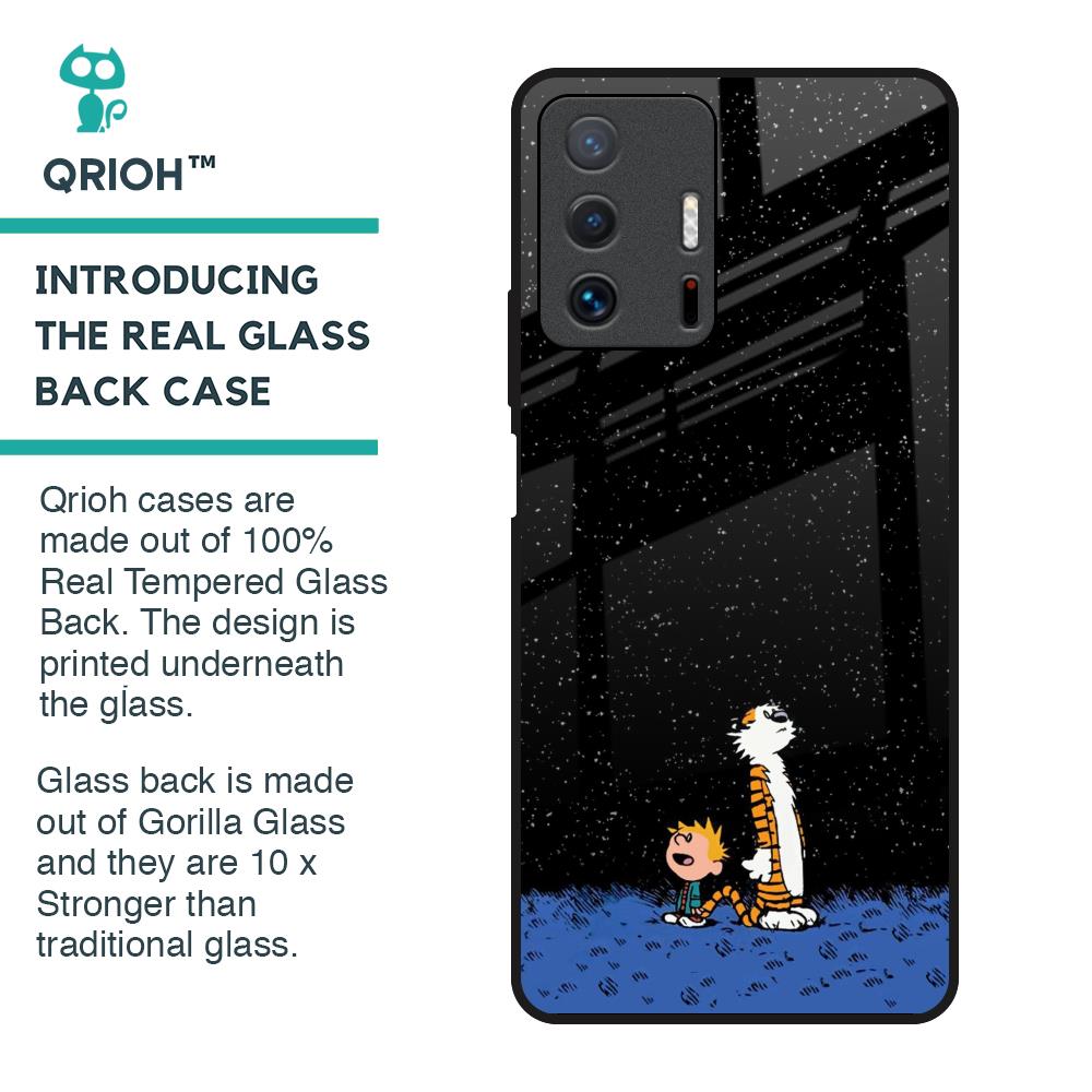 Night Sky Star Glass Case for Mi 11T Pro 5G