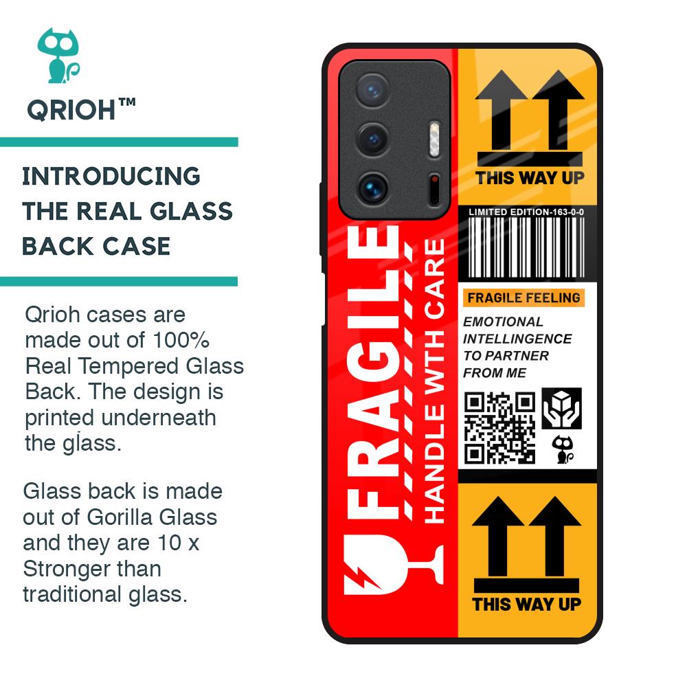 Handle With Care Glass Case for Mi 11T Pro 5G