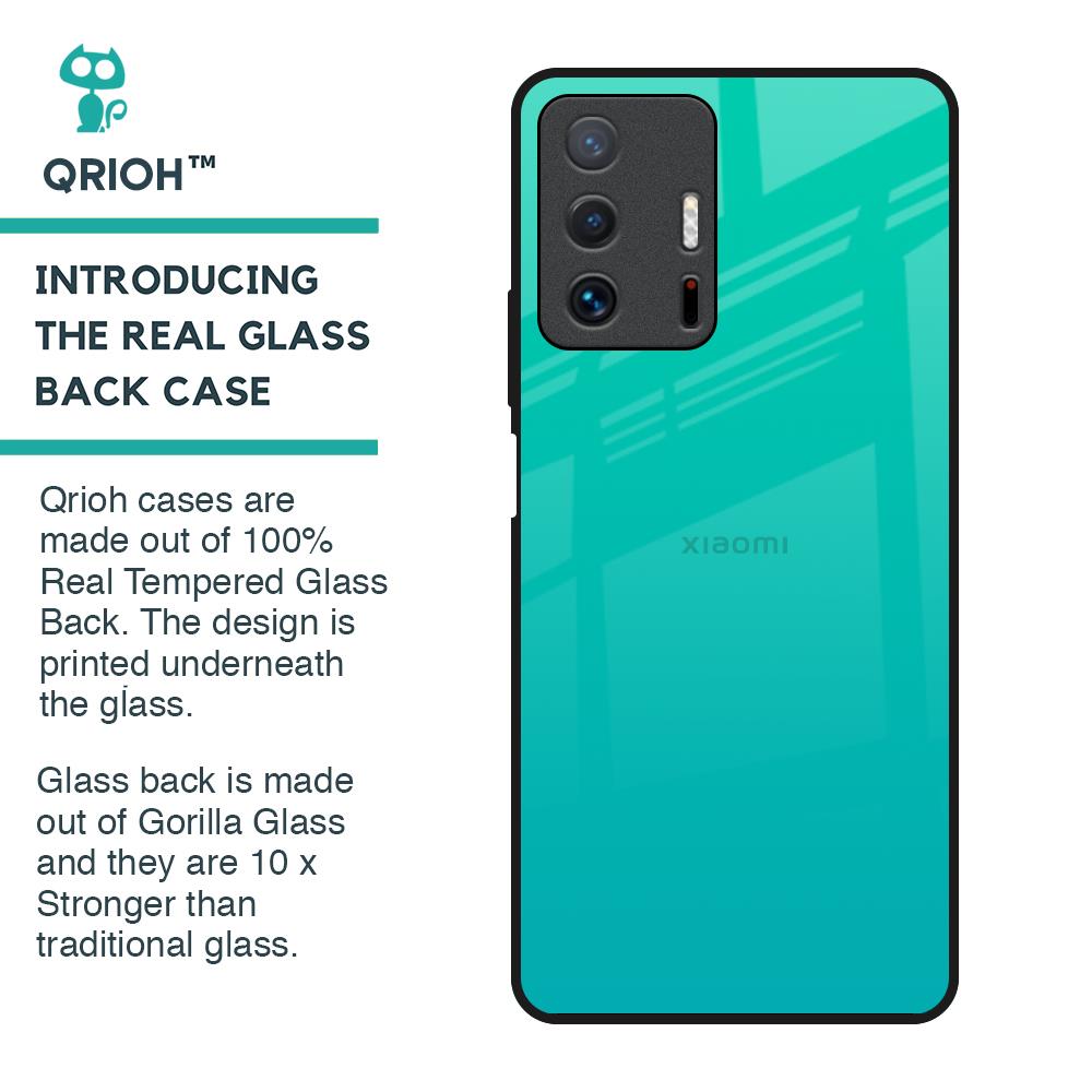 Cuba Blue Glass Case For Mi 11T Pro 5G