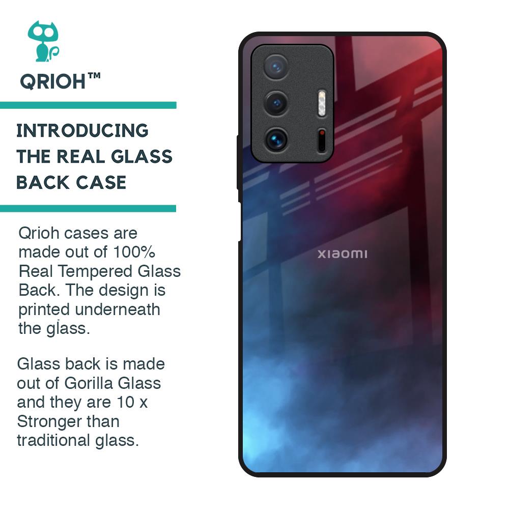 Smokey Watercolor Glass Case for Mi 11T Pro 5G