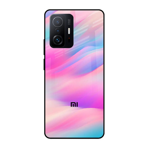 Colorful Waves Mi 11T Pro 5G Glass Cases & Covers Online