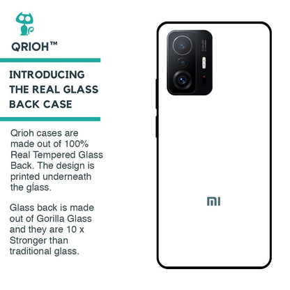 Arctic White Glass Case for Mi 11T Pro 5G