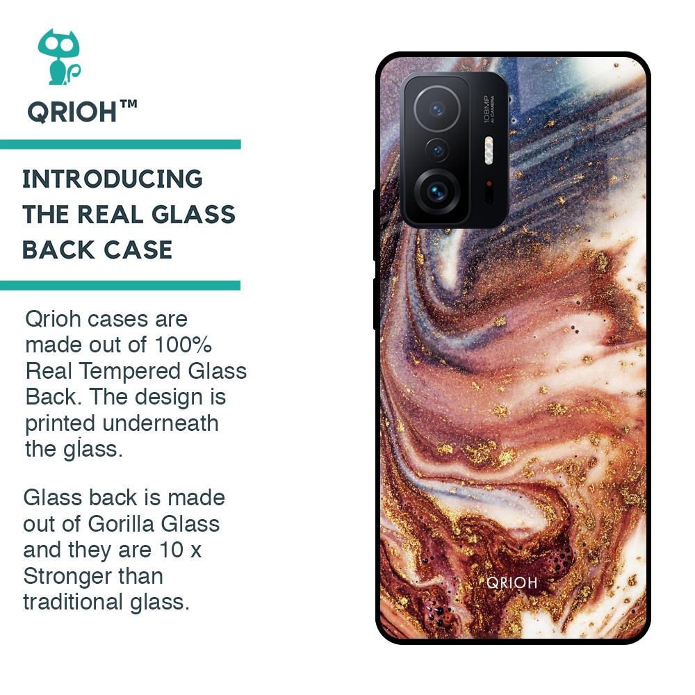 Exceptional Texture Glass Case for Mi 11T Pro 5G