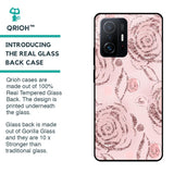 Shimmer Roses Glass case for Mi 11T Pro 5G