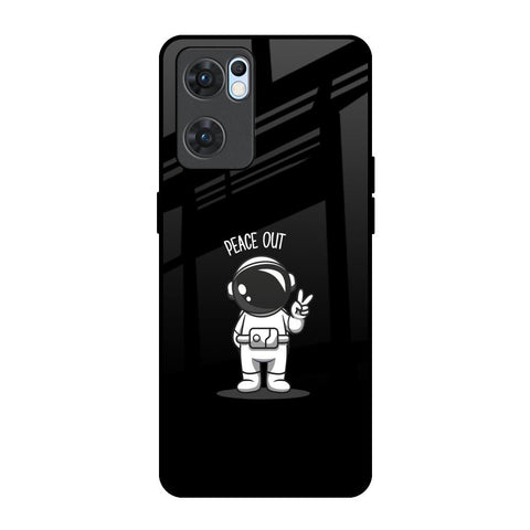 Peace Out Astro Oppo Reno7 5G Glass Back Cover Online