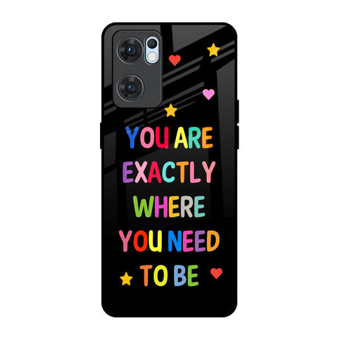 Magical Words Oppo Reno7 5G Glass Back Cover Online