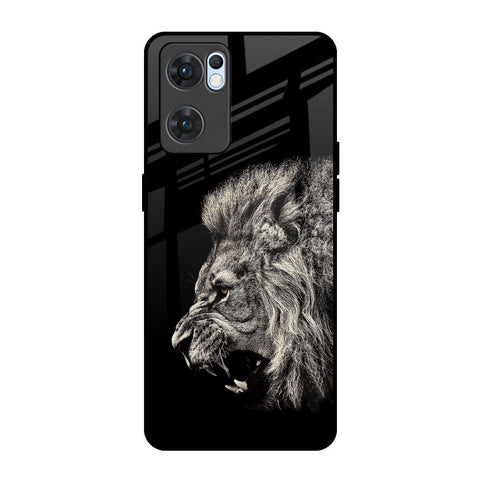 Brave Lion Oppo Reno7 5G Glass Back Cover Online